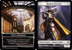 City's Blessing (0028) // Human Soldier (0002) Double-sided Token