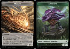 Saproling (0019) // Morph (0030) Double-sided Token