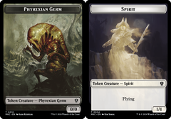 Phyrexian Germ (0010) // Spirit (0004) Double-Sided Token