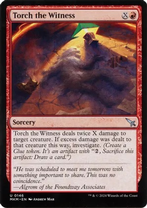 Torch the Witness (b) - Foil