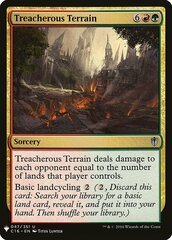 Treacherous Terrain - The List