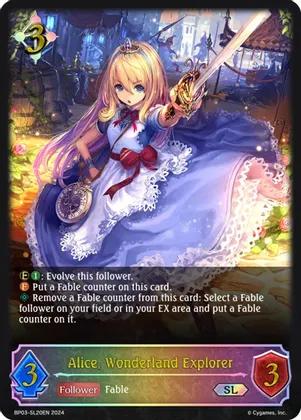 Alice, Wonderland Explorer - BP03-SL20EN - SL