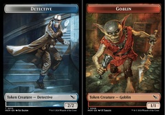 Detective (0010) // Goblin (0006) Double-Sided Token - Foil