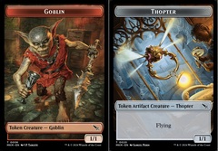 Goblin (0006) // Thopter (0020) Double-Sided Token - Foil