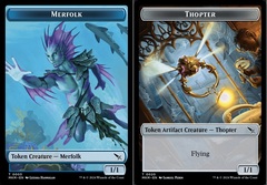 Merfolk (0003) // Thopter (0020) Double-Sided Token - Foil