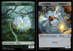 Plant (0009) // Thopter (0020) Double-Sided Token - Foil