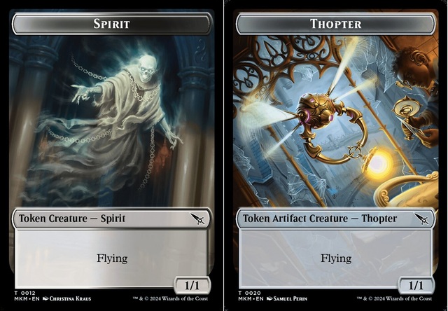 Spirit (0012) // Thopter (0020) Double-Sided Token - Foil