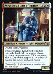 Agrus Kos, Spirit of Justice - Foil - Prerelease Promo