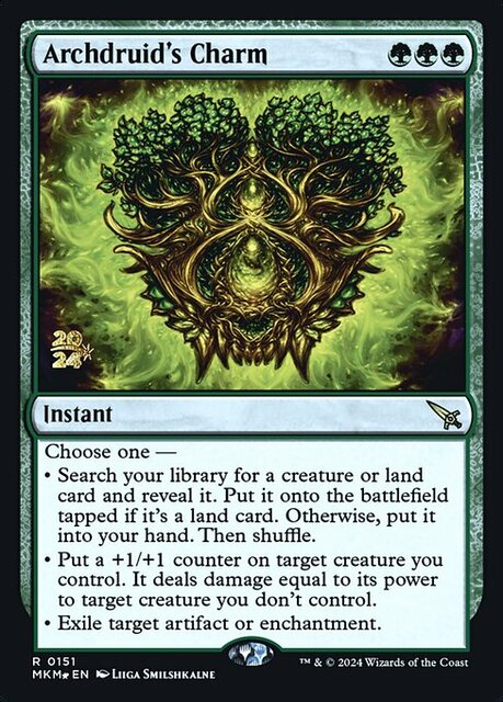 Archdruid's Charm - Foil - Prerelease Promo