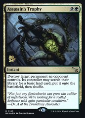 Assassin's Trophy (0187) - Foil - Prerelease Promo