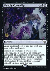 Deadly Cover-Up - Foil - Prerelease Promo