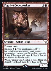 Fugitive Codebreaker - Foil - Prerelease Promo