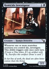 Homicide Investigator - Foil - Prerelease Promo