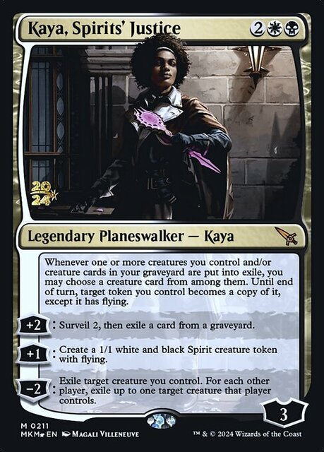 Kaya, Spirits Justice - Foil - Prerelease Promo