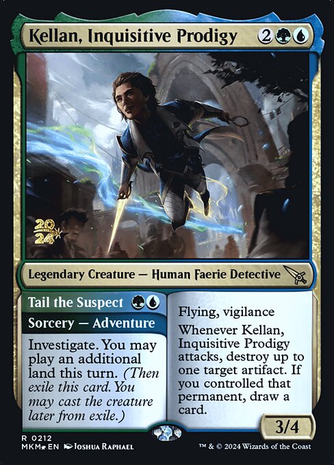 Kellan, Inquisitive Prodigy - Foil - Prerelease Promo