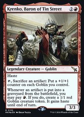 Krenko, Baron of Tin Street - Foil - Prerelease Promo