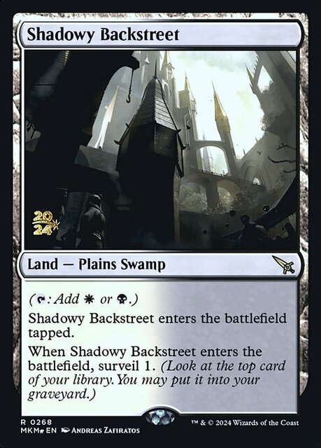 Shadowy Backstreet - Foil - Prerelease Promo