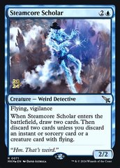 Steamcore Scholar - Foil - Prerelease Promo