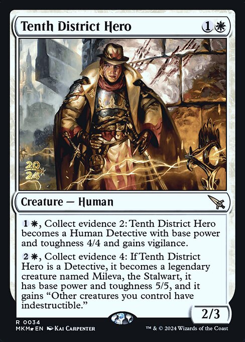 Tenth District Hero - Foil - Prerelease Promo