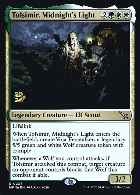 Tolsimir, Midnights Light - Foil - Prerelease Promo