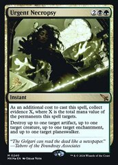 Urgent Necropsy - Foil - Prerelease Promo