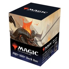 Ultra Pro - MTG 100+ Deck Box: Outlaws of Thunder Junction - Rakdos, the Muscle Key Art