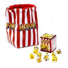 BUNDLE: Heckna! Popcorn Dice & Bag