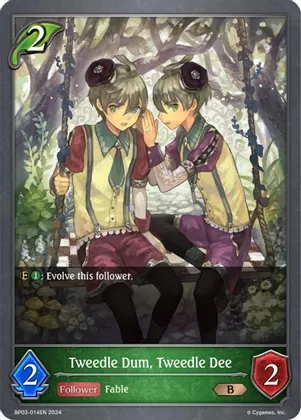 Tweedle Dum, Tweedle Dee - BP03-014EN - B