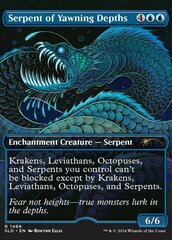 Serpent of Yawning Depths - Rainbow Foil