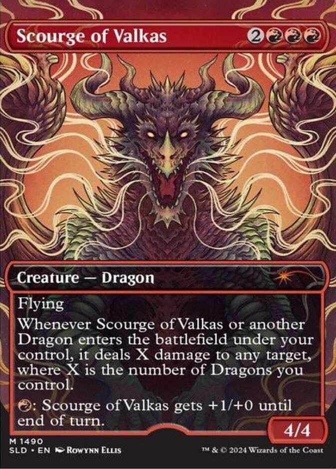 Scourge of Valkas - Rainbow Foil