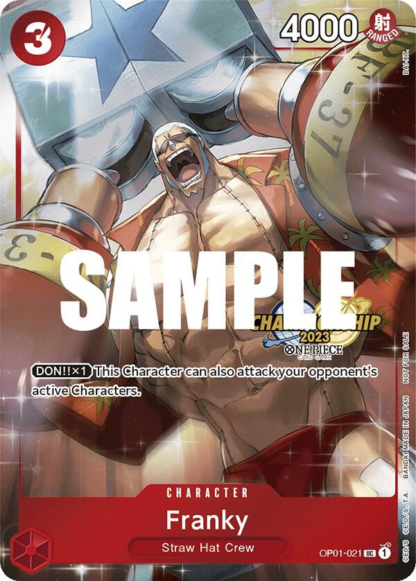 Franky - OP01-021 (CS 2023 Celebration Pack) - Foil