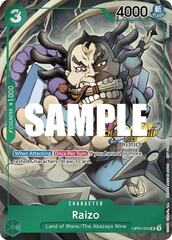 Raizo - OP01-052 (CS 2023 Event Pack) - Foil