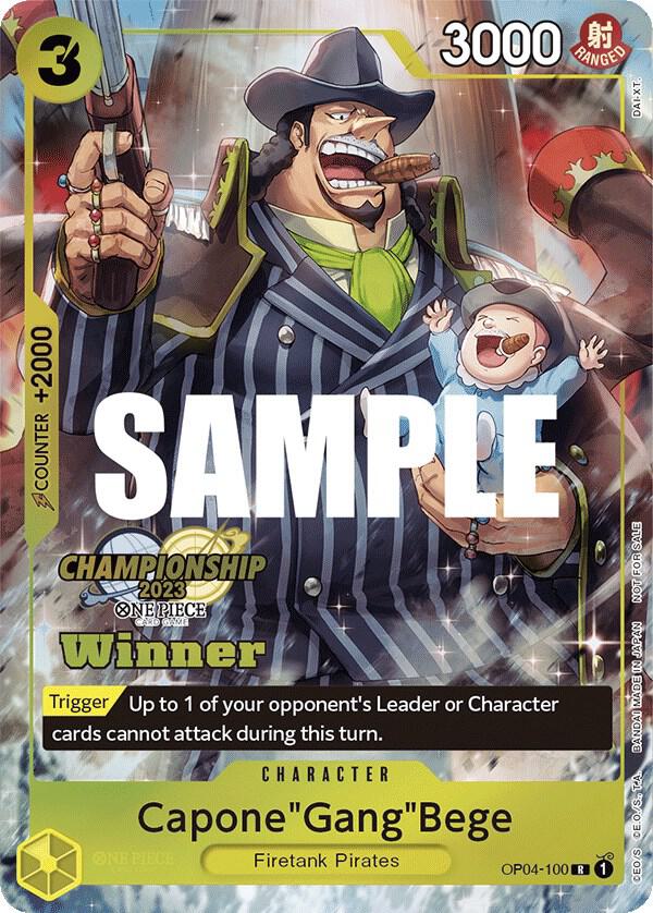 CaponeGangBege - OP04-100 (CS 2023 Top Players Pack) [Winner] - Foil