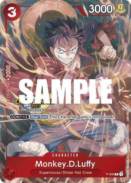 Monkey.D.Luffy - P-006 (CS 2023 Celebration Pack) - Foil