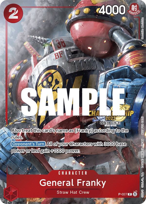 General Franky - P-027 (CS 2023 Event Pack) - Foil