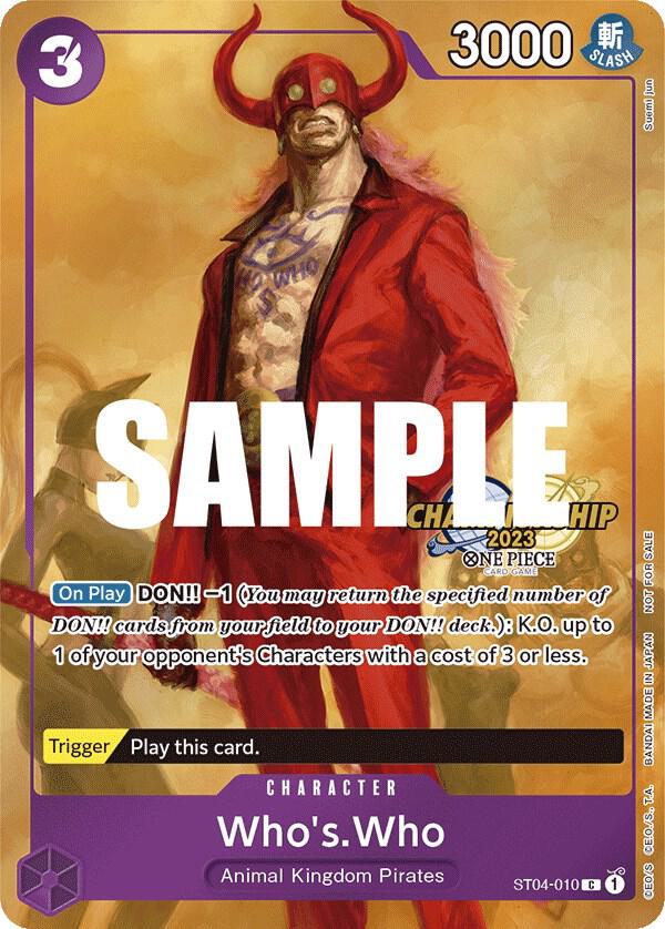 Whos.Who - ST04-010 (CS 2023 Celebration Pack) - Foil