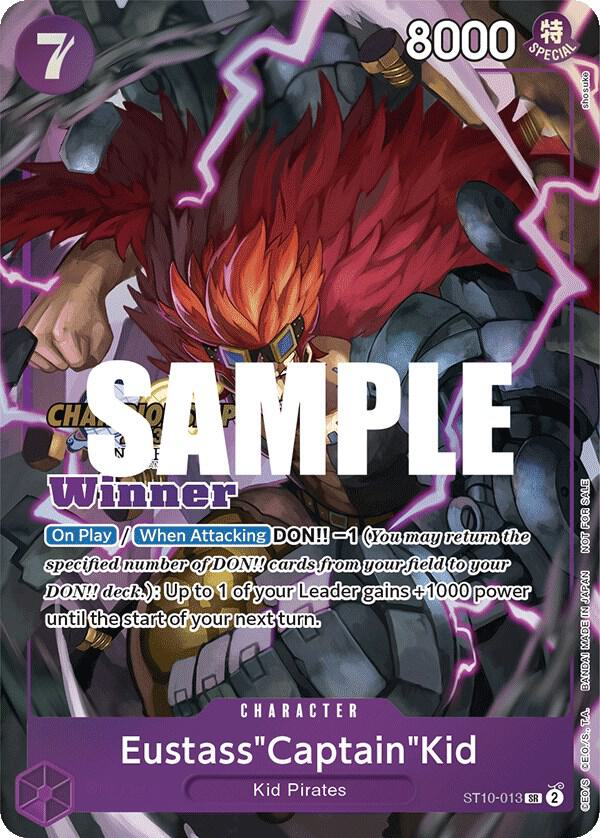 EustassCaptainKid - ST10-013 (CS 2023 Top Players Pack) (Winner) - Foil