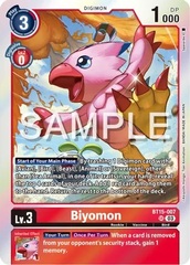 Biyomon - BT15-007 - SR - Foil