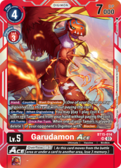 Garudamon Ace - BT15-014 - SR - Foil