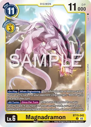 Magnadramon - BT15-042 - R - Foil