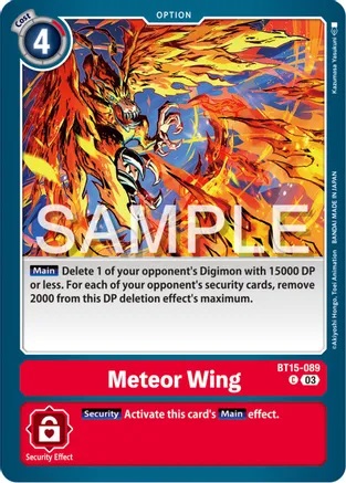 Meteor Wing - BT15-089 - C