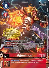 Agunimon - BT12-012 - U (Championship 2023 Tamers Pack) - Foil