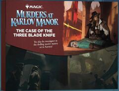 Murders at Karlov Manor: The Case of the Three Blade Knife