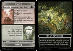 Wicked (0017) // On An Adventure (0018) Double-Sided Token