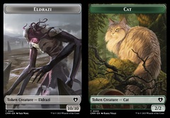 Eldrazi // Cat (0030) Double-Sided Token