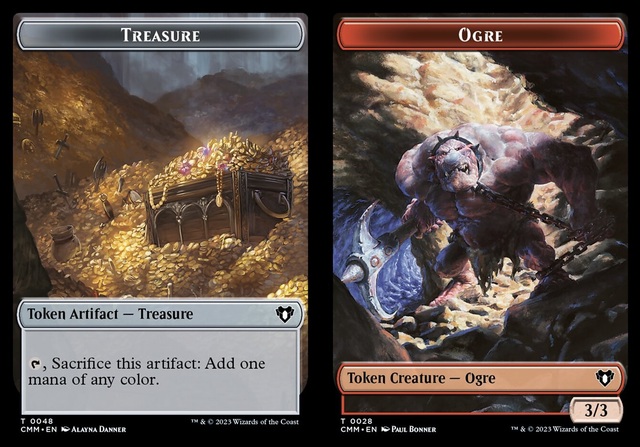 Treasure (0048) // Ogre (0028) Double-Sided Token