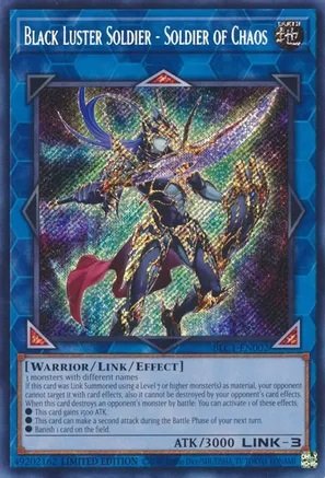 Black Luster Soldier - Soldier of Chaos - BLC1-EN002 - Secret Rare - Limited Edition