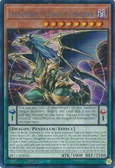 Chaos Emperor, the Dragon of Armageddon (Silver) - BLC1-EN026 - Ultra Rare - 1st Edition