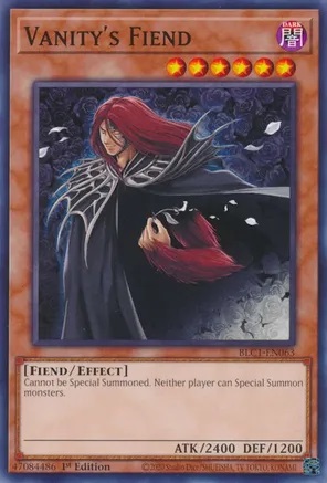 Vanitys Fiend - BLC1-EN063 - Commun - 1ere edition // Battles of Legend: Chapter 1 Vanitys Fiend - BLC1-EN063 - Commun - 1ere edition // Battles of Legend: Chapter 1
