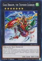 Gaia Dragon, the Thunder Charger - BLC1-EN071 - Common - 1st Edition